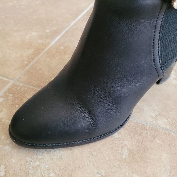 Ralph Lauren Collection Black Meadow Ankle Boots Booties - size EU 37.5 / US 7.5 - Picture 14 of 16